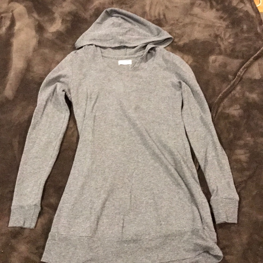 Maternity hooded sweater